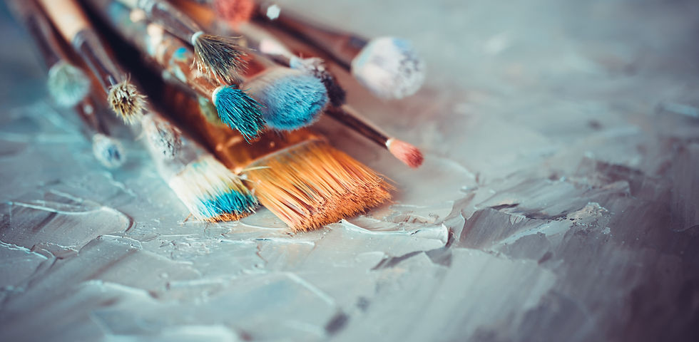 Wet Paintbrushes