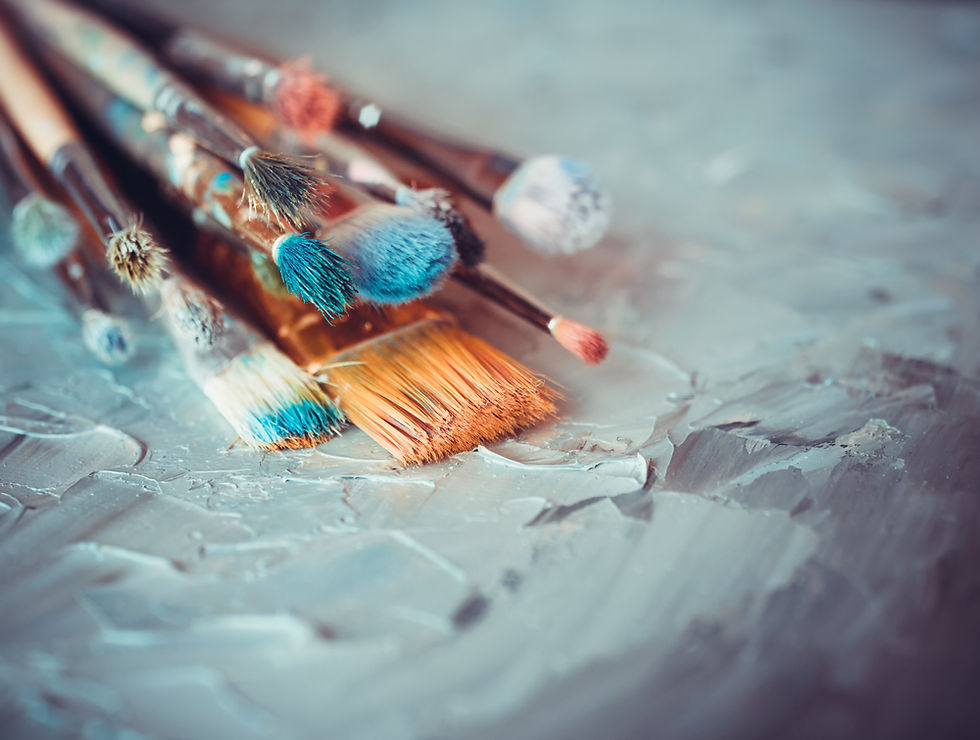 Wet Paintbrushes