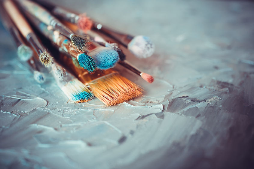Wet Paintbrushes