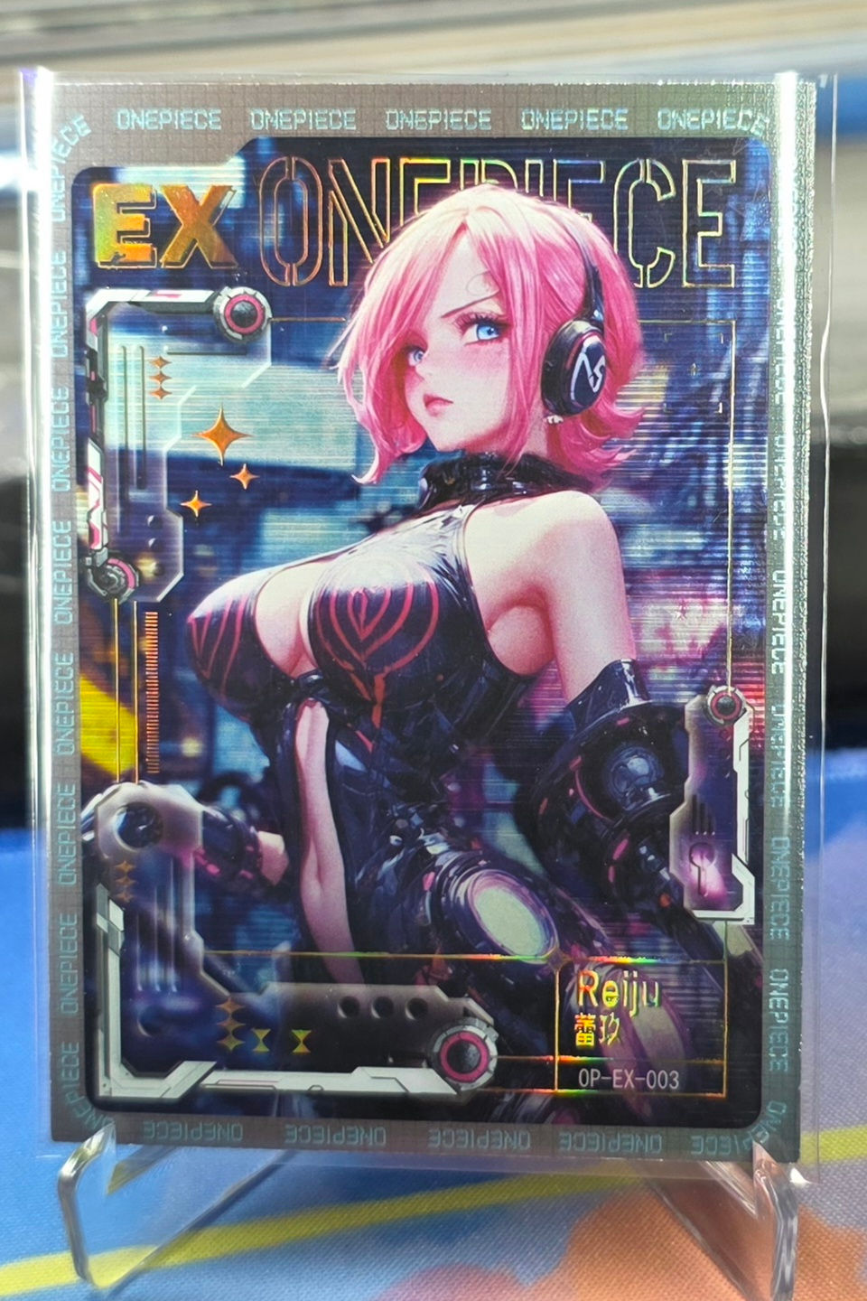 One Piece - NEW WORLD - (Reiju) - Waifu Sexy Cyberpunk Trading Card