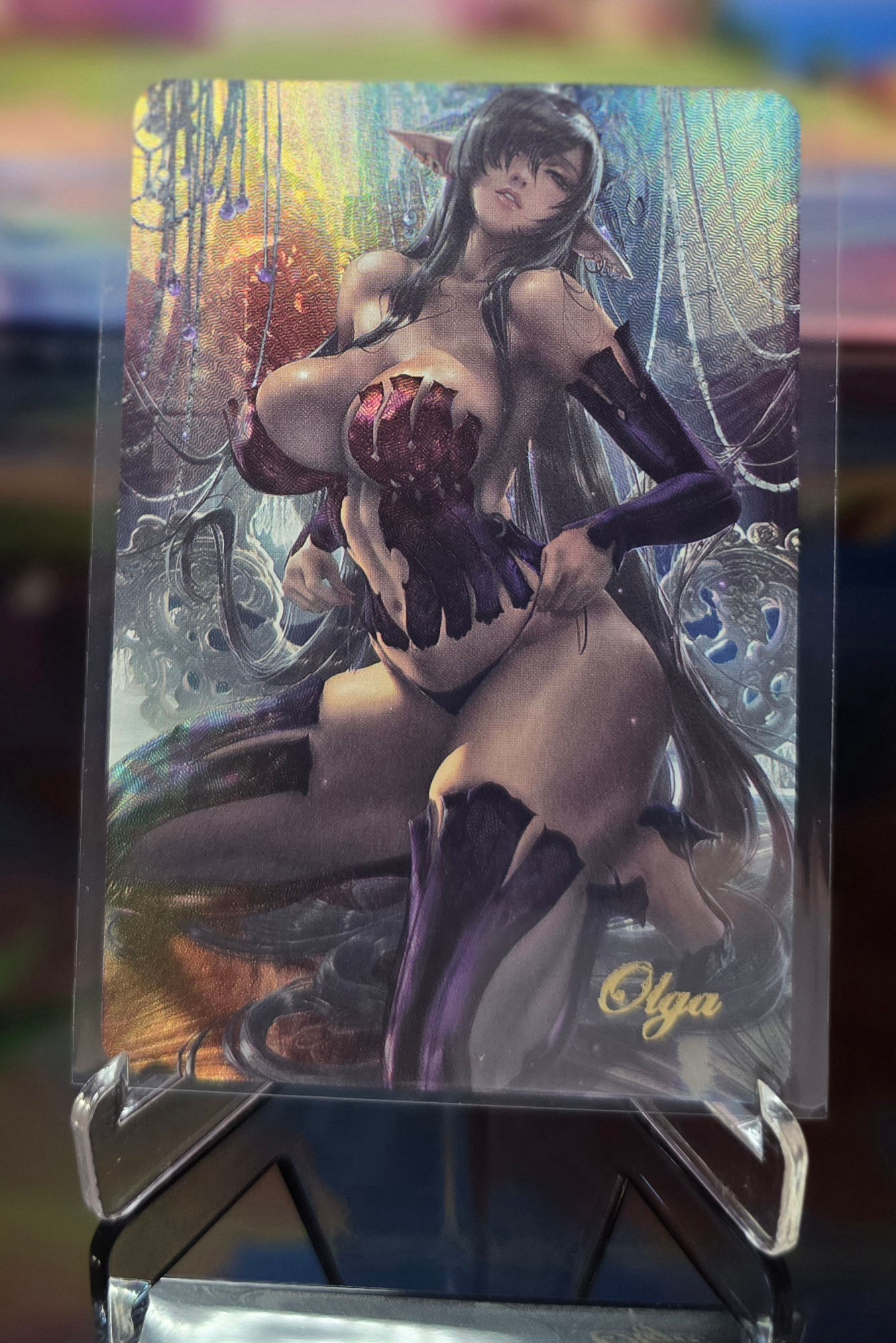 ACG Waifu Cards (Olga) - Double Sided - Goddess Story Sexy Hobby Anime Card