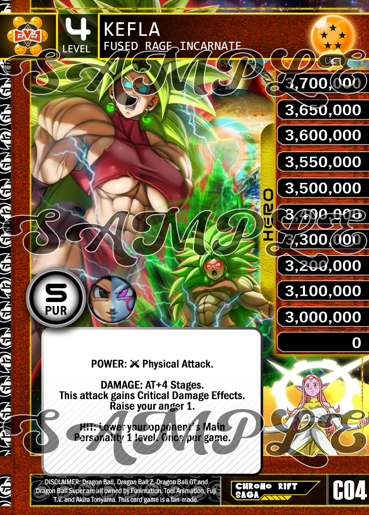 Thumbnail: What if Dragon Ball Doujinshi Kefla Card Set - Custom DBS DBZ Anime Trading Card