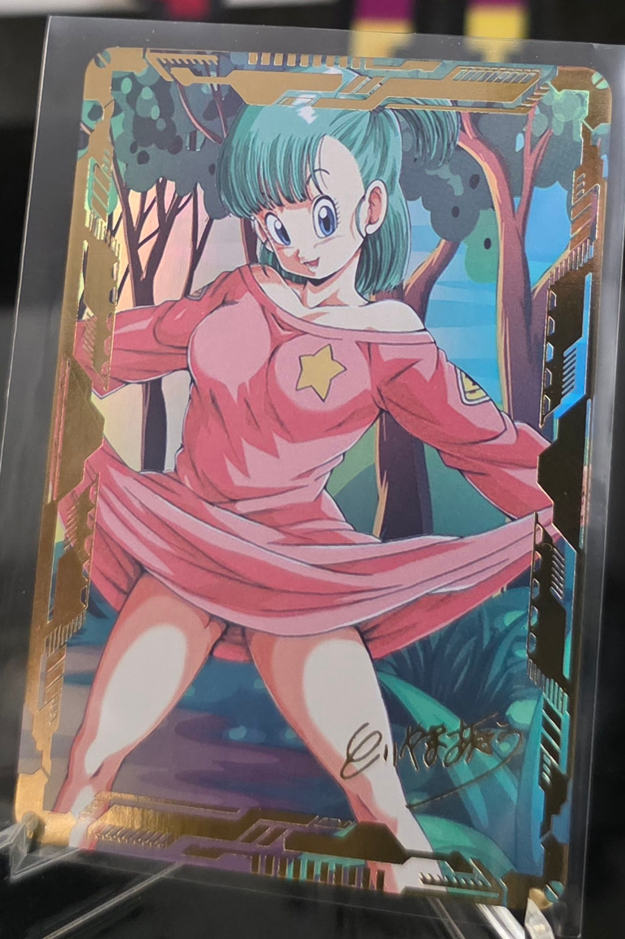 Dragon Ball (Bulma (DB)) - Battle torn GOLD series- ACG Waifu Sexy Anime Card