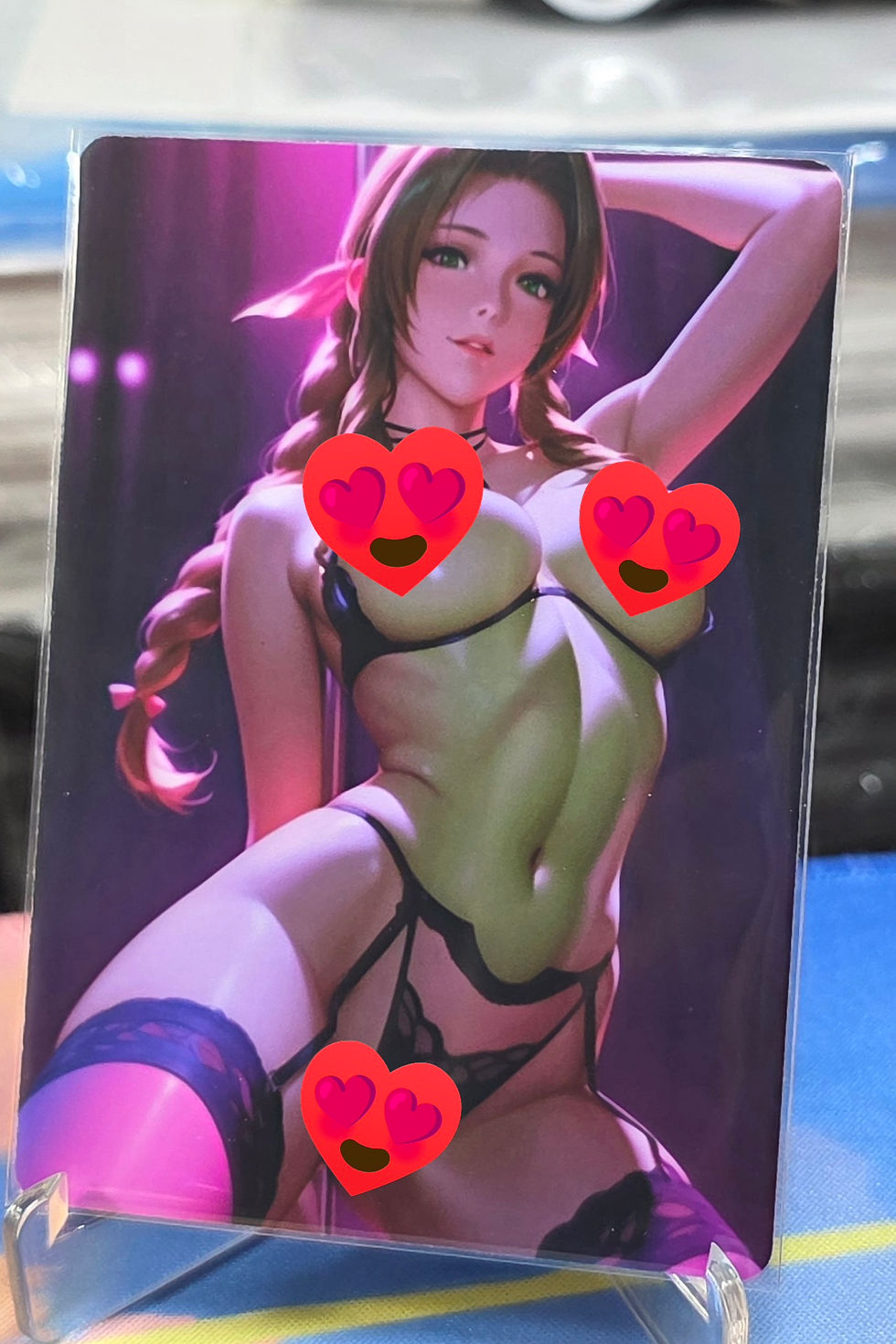 Thumbnail: Final Fantasy 7 FF7 (Aerith Gainsborough) Goddess Story 2-Sided Nude Waifu Card