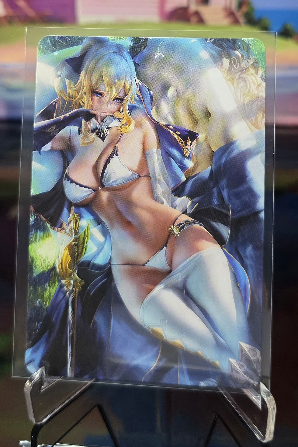 Thumbnail: ACG Waifu Cards (Jean Gunnhildr) - Double Sided - Goddess Story Sexy Anime Card