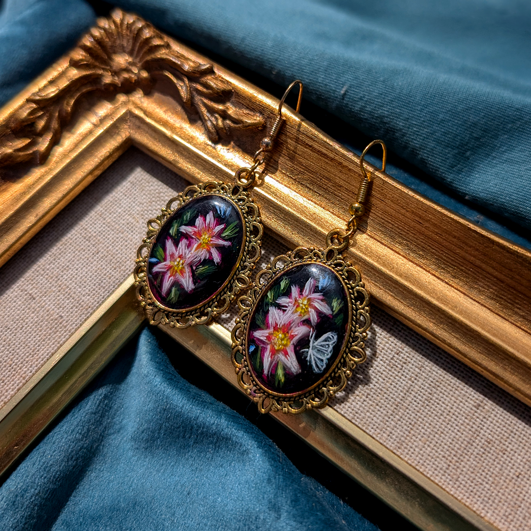 Lily by Moonlight Earrings