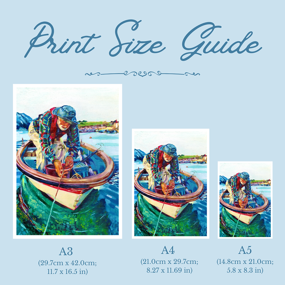 Thumbnail: The Fisherman - Fine Art Giclée Print