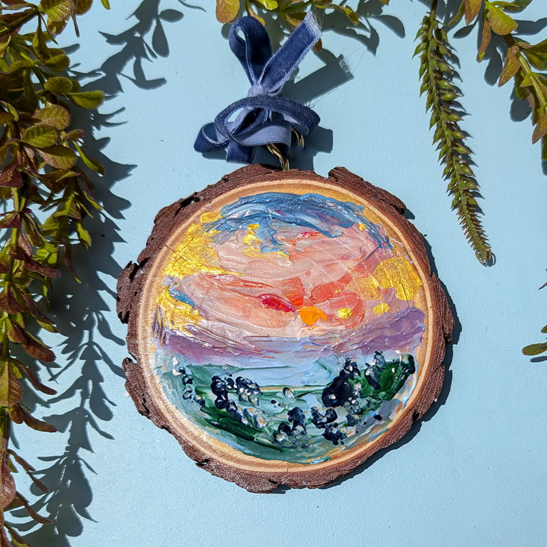 Wood Painting: Dusk
