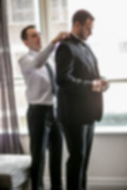 Beautiful wedding photography by best Sydney wedding photographer, Grant Hoskinson Photography. Groom getting ready