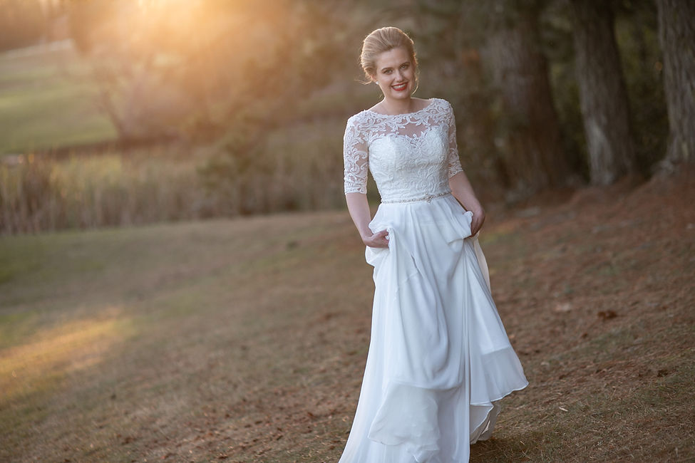 Bride on location at at Gibraltar Hotel, Bowral. Wedding photography by best sydney wedding photographer, Grant Hoskinson Photography.