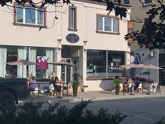 Patio dinning in Sudbury Ontario