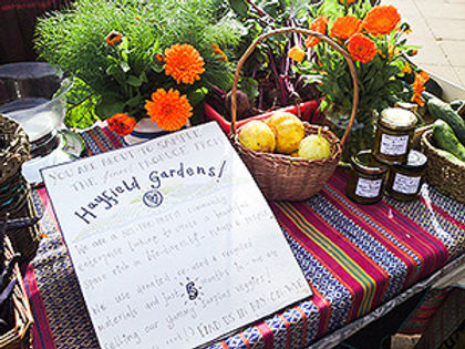 Hayfield Community garden Produce