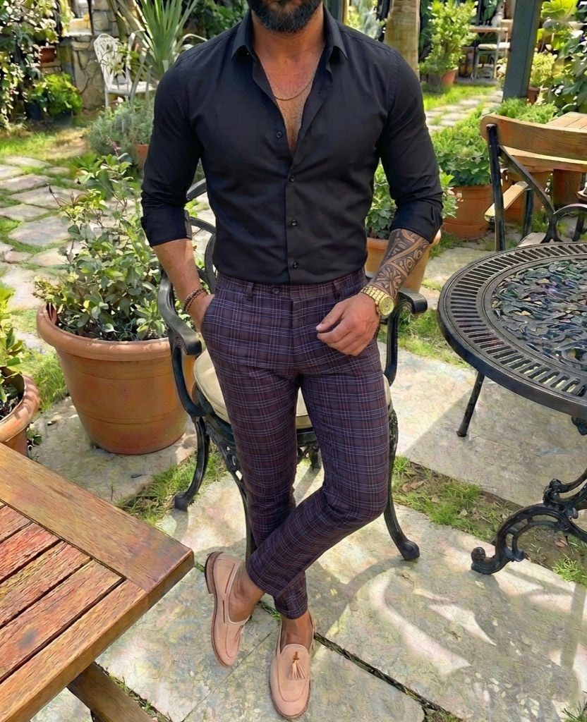 Thumbnail: Slim Fit Lycra Trousers
