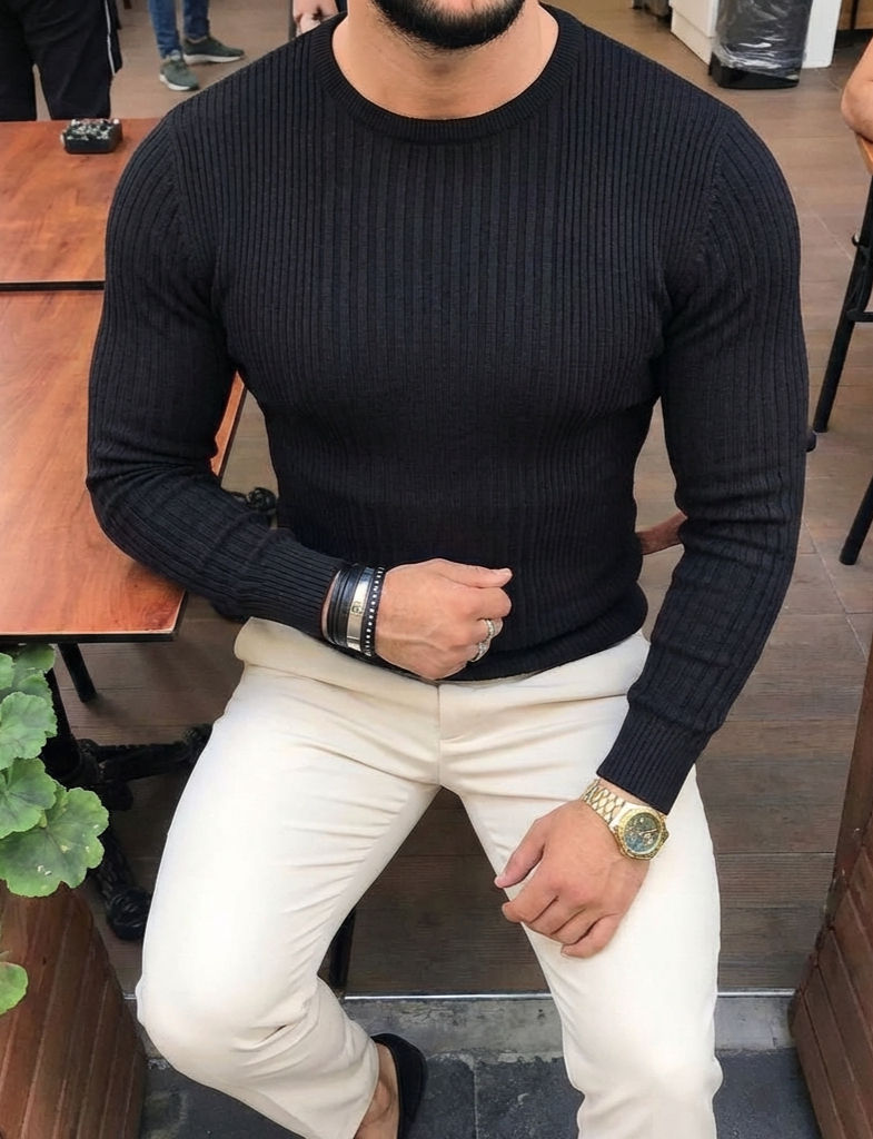 Slim Fit Triko Kazak 