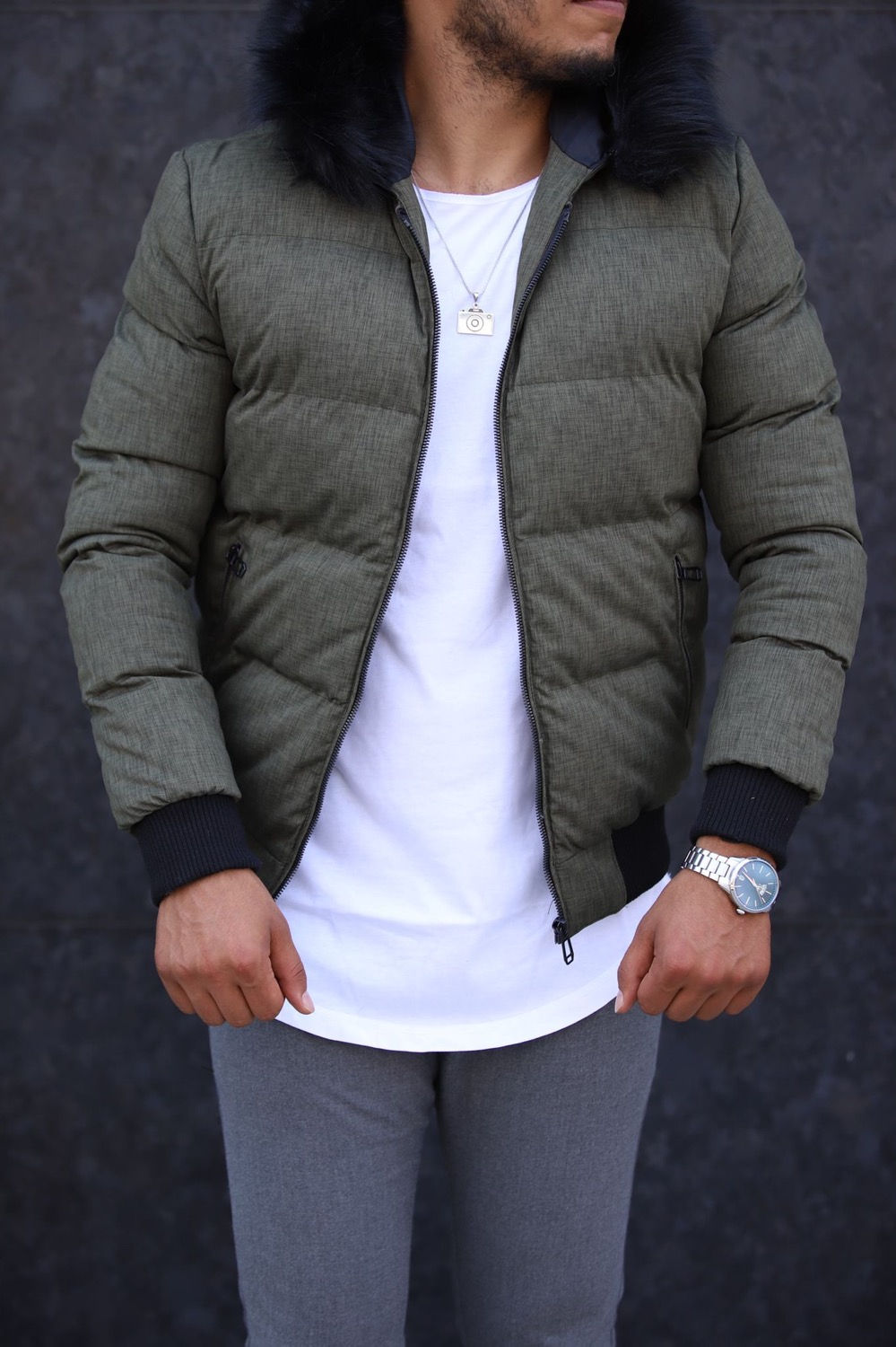 Slim Fit Winter Coat