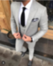 Slim Fit Vest Suit