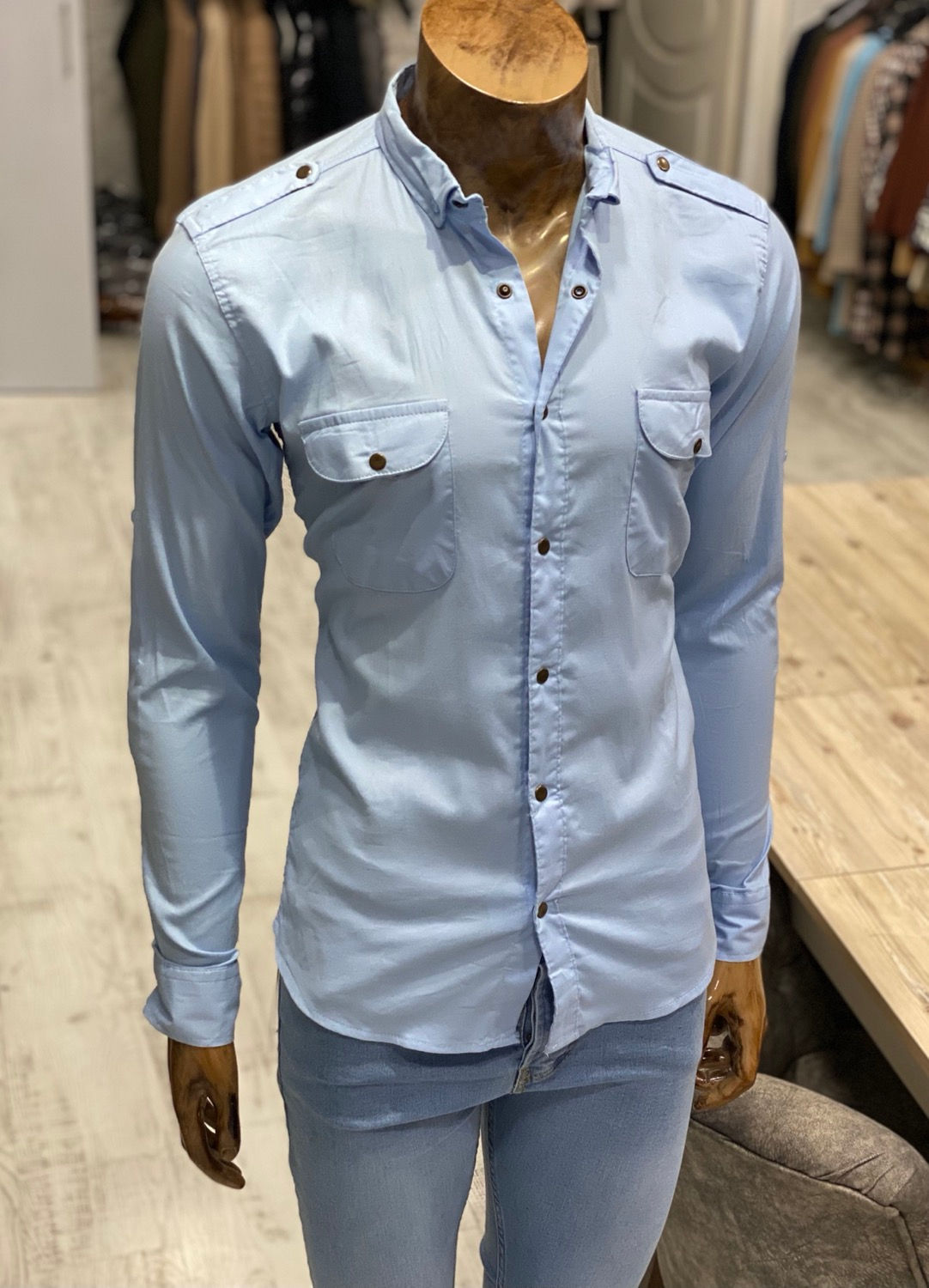 Slim Fit Lycra Shirt
