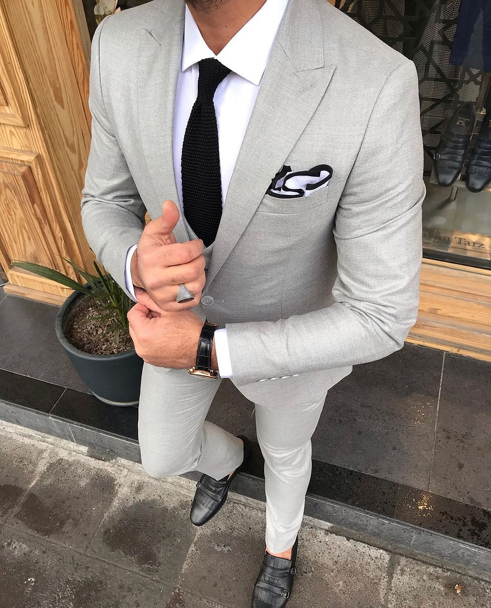 Küçük resim: Slim Fit Yelekli Takım Elbise