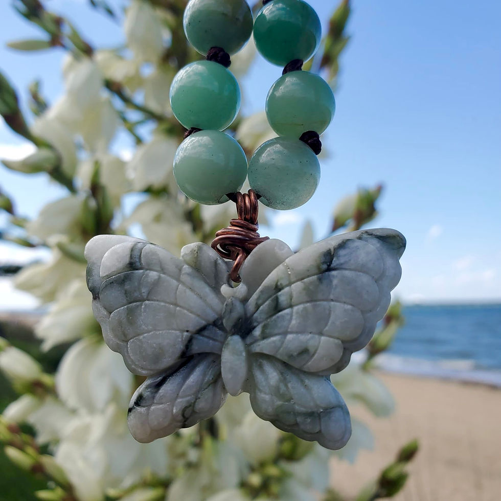 Thumbnail: Tree Agate Butterfly 