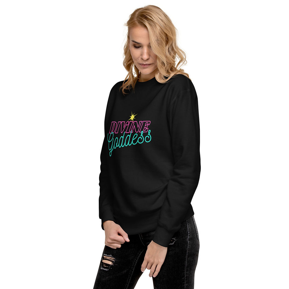Thumbnail: Divine Goddess Unisex Premium Sweatshirt
