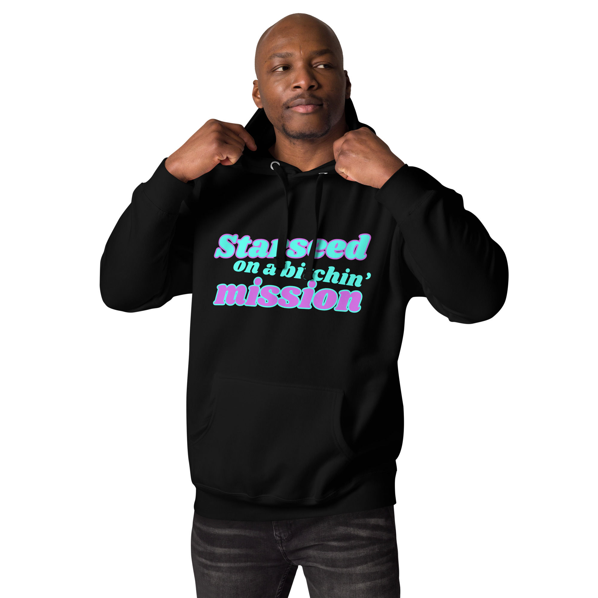 on a bitchin' mission Unisex Hoodie