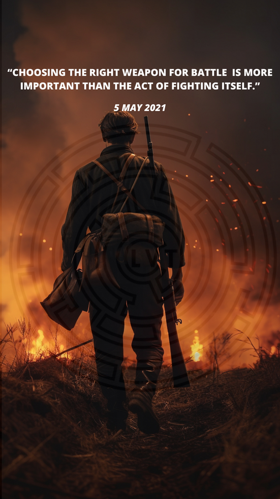 Weapons over battles