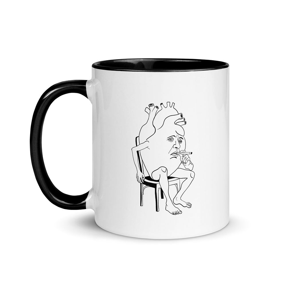 Thumbnail: Heart Smoking Cig Mug
