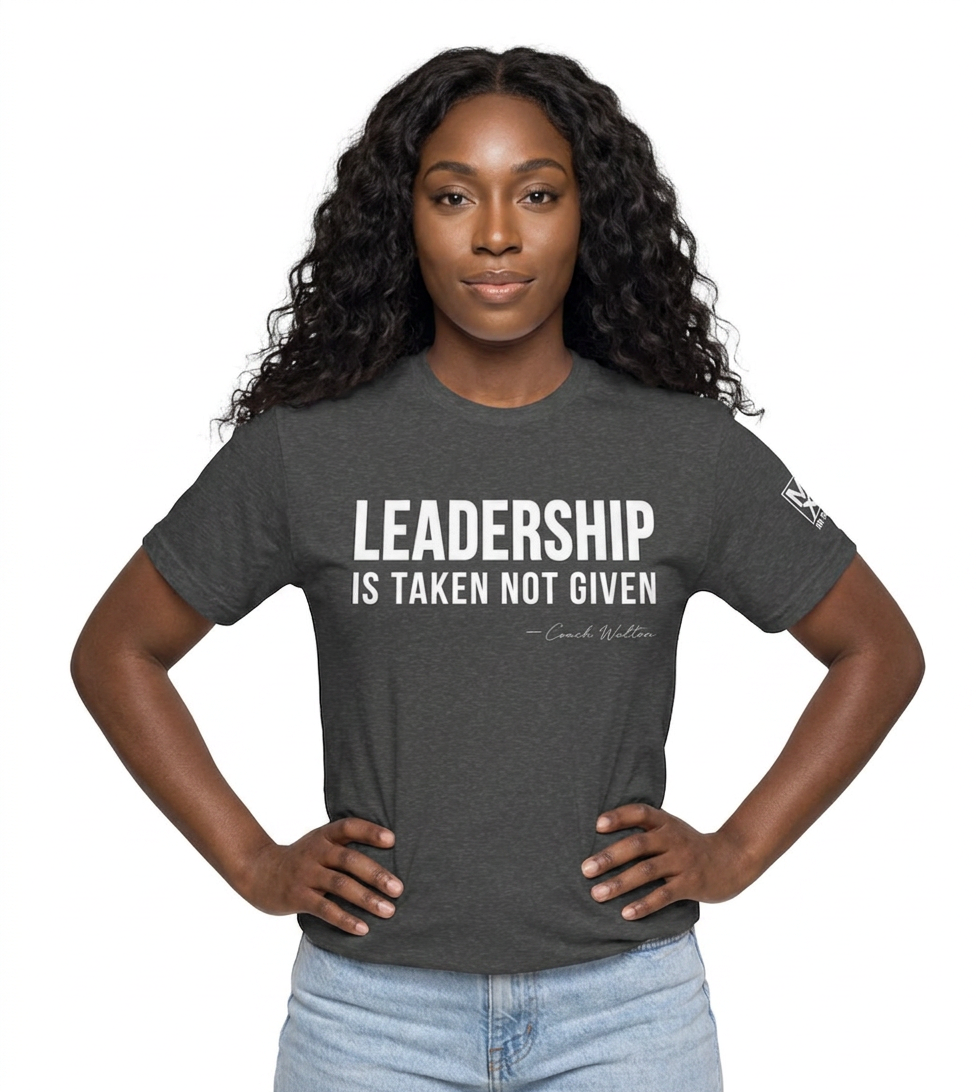 Thumbnail: Leadership Is Taken Not Given T-Shirt — Motivational Quote Tee for Leaders
