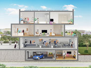 3D Architectural Visualization for Panasonic Product World 