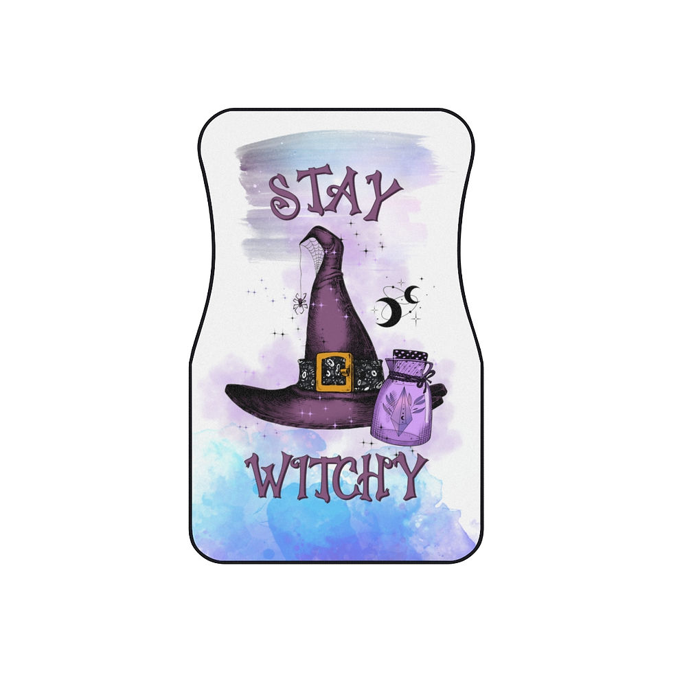 Miniature : Tapis pour voiture Witchy (4 tapis; 2 avant et 2 arrières)