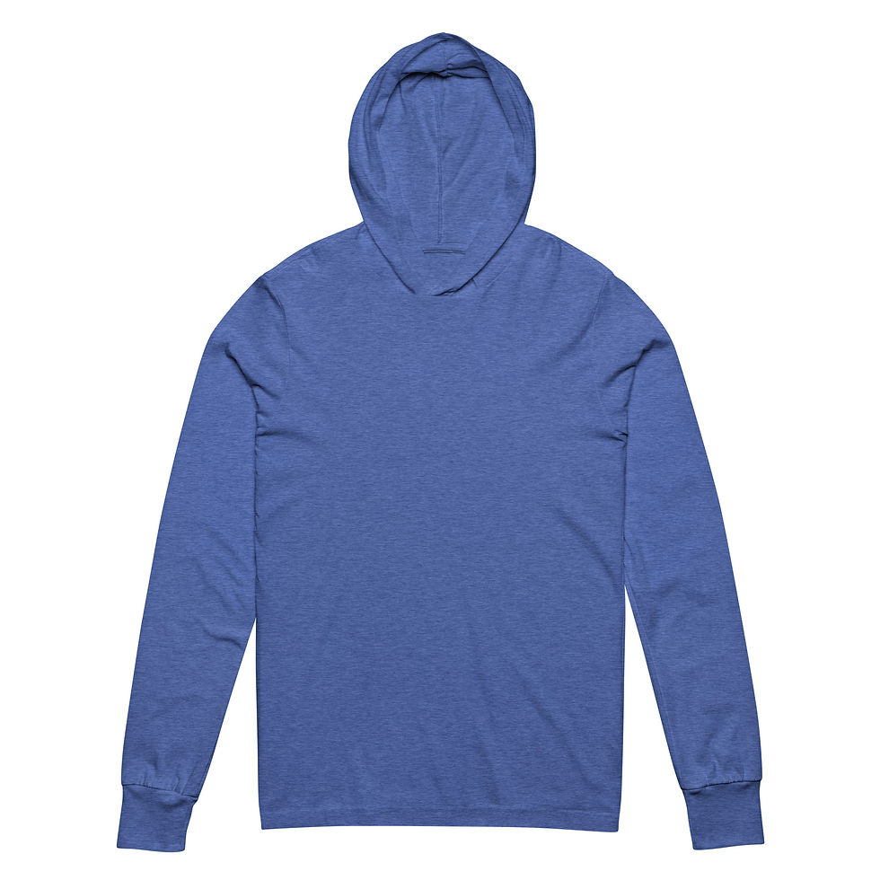 Miniature : T-shirt unisexe à capuche et manches longues avec chat mystique dans le dos