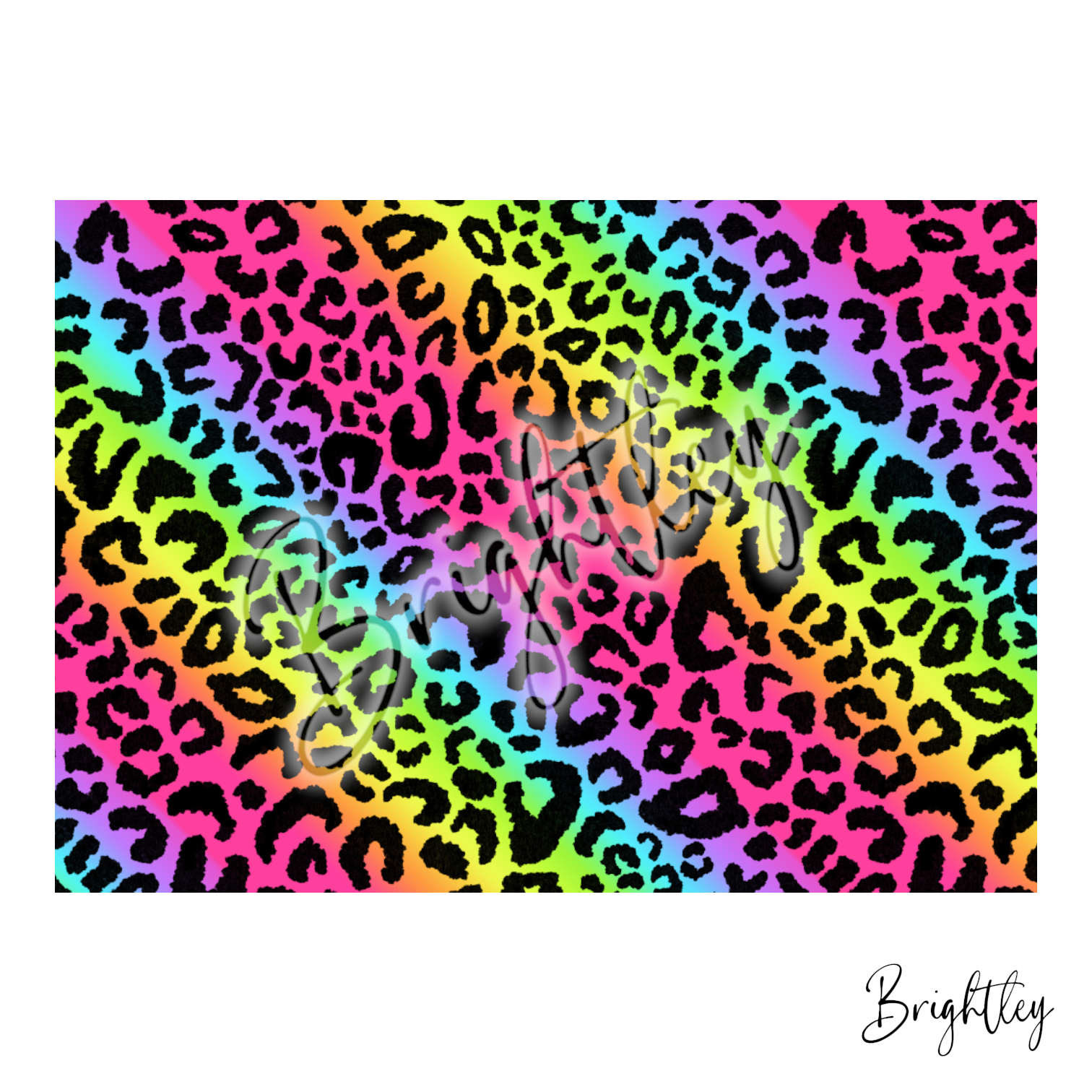 SUBFUSIBLE INK SHEET - RAINBOW LEOPARD