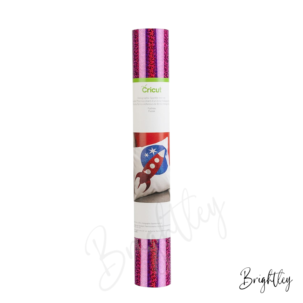 CRICUT HOLOGRAPHIC SPARKLE IRON-ON 30X60cm (Fuchsia)