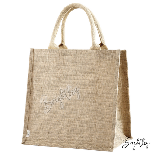 HESSIAN TOTE BAG MED NATURAL Brightley