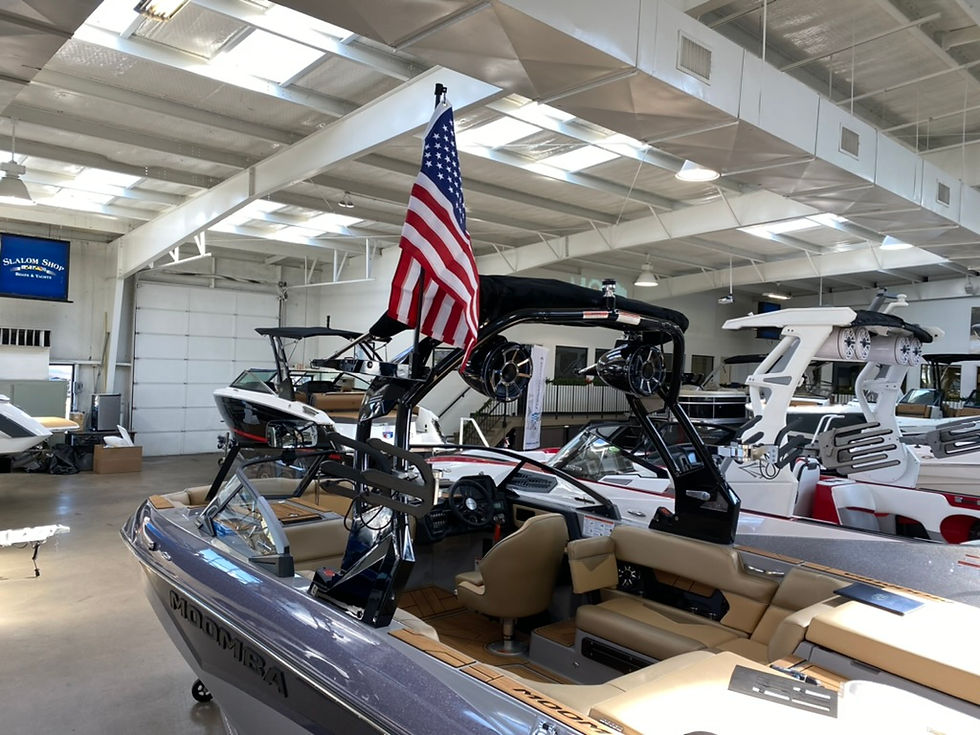 Thumbnail: Moomba A2/A3 & Pro Towers Aluminum Bolt On Flag Bracket