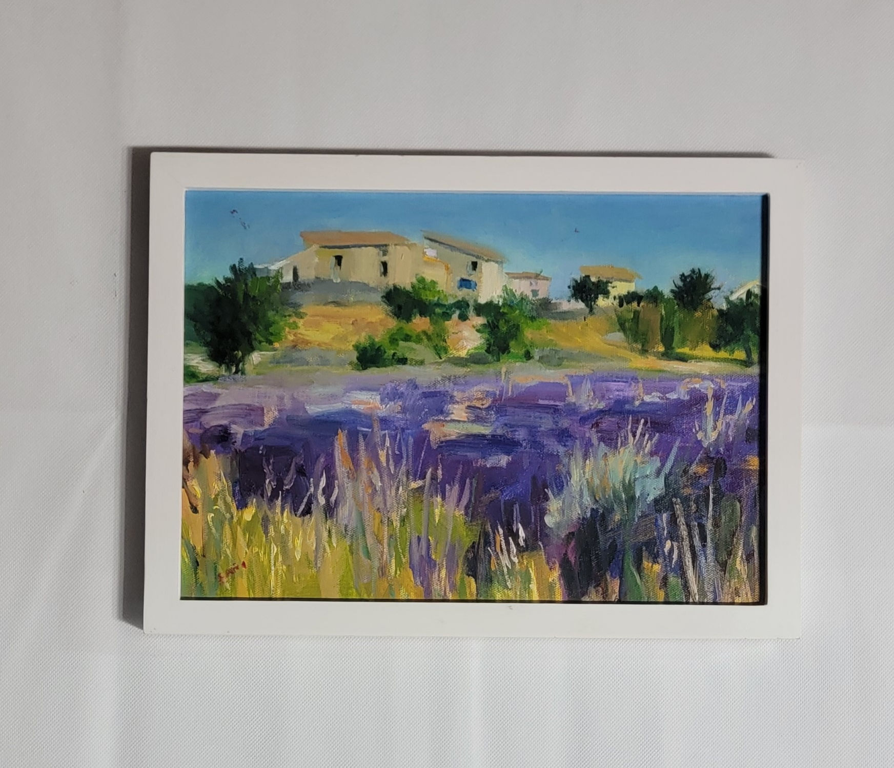 Houses on the Hill (14" x 10")