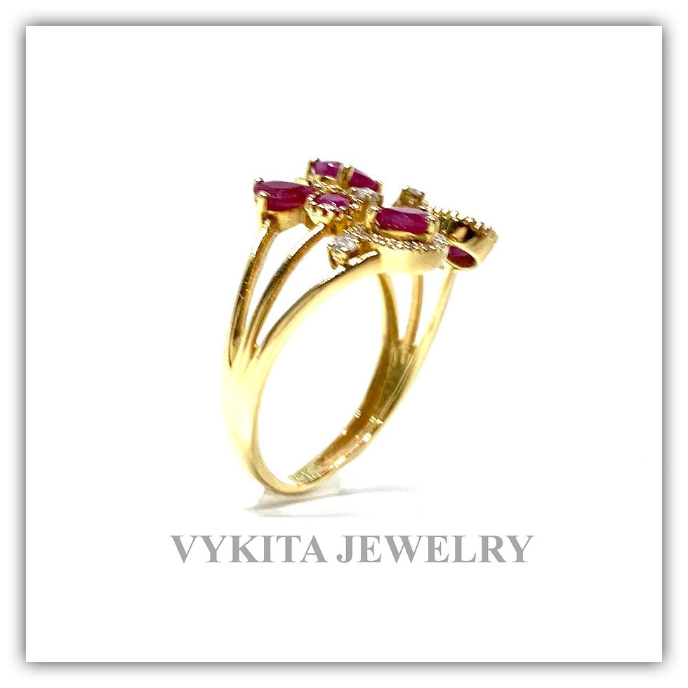 Thumbnail: 18K Ruby Diamond Ring
