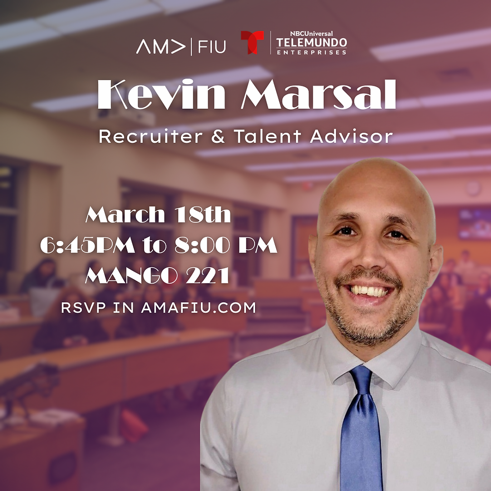 Kevin Marsal | Head of HR, Telemundo - General Meeting
