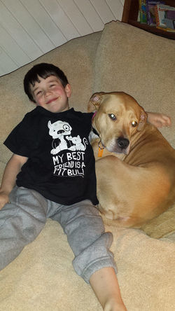 Keaton and his sidekick Chloe