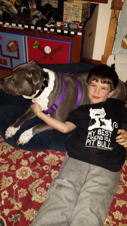 Keaton and his sidekick Peyton