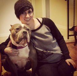 Rachel and her sidekick Frankie