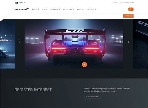 McLaren Senna GTR Website