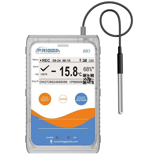 Datalogger Frigga V5 5 Plus registrador temperatura humedad Colombia