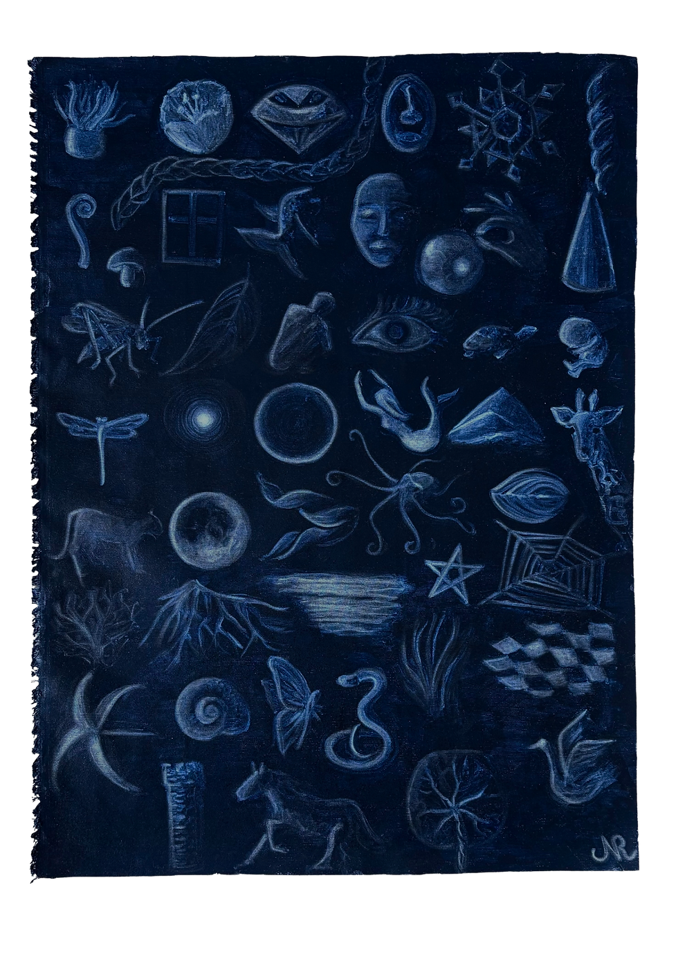 Alphabet | NEUEREALITAET | 70 x 100 cm | Oil on Canvas | ©Alice Bischof 2026