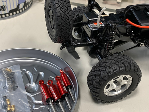KYMX-012RD アルミインターナルショックセット レッド Kyosho
