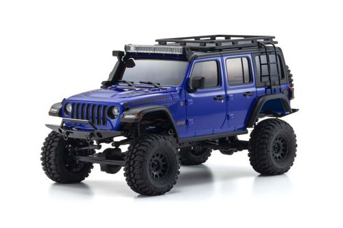 京商 ミニッツ4×4ジープラングラー ルビコン オーシャンブルーメタリック ミニッツ4×4 レディセット ジープ ラングラー アンリミテッド