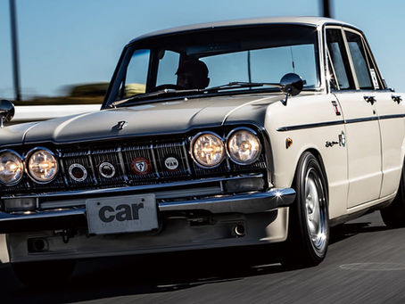 お客様と懐かしの車トーク