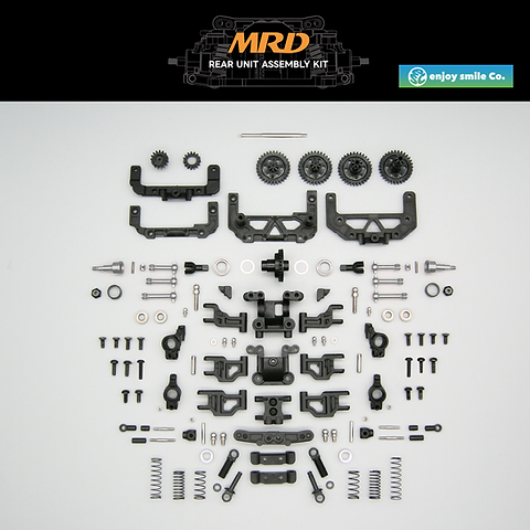 ミニッツ　MRD No.1003 リヤユニット アッセンブリーキット No.1003 Rear Unit Assembly Kit / リヤユニット アッセンブリーキット