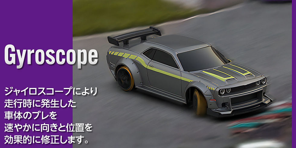 正規ハイテック　ターボレーシング1/76スケール ドリフトカー［ C65シルバーグレー ］
