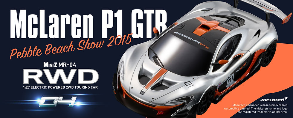 ASC MR04W-MM McLaren P1 GTR Pebble Beach Show 2015 MZP260SO